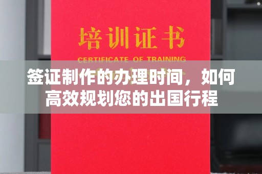 龙湖签证制作的办理时间，如何高效规划您的出国行程